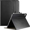 ProCase per iPad 11a Generazione A16 11 Pollice 2025/iPad 10a Generazione Caso 10.9 Pollice 2022, PU Custodia in Pelle Business Stand Cover Multi-Angle Viewing -Nero