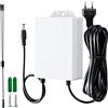 Aedlcal Mini UPS 12V per Router WiFi e Modem Fibra, Alimentatore di Continuità 3600mAh con Batteria Integrata, Backup Batteria per Telecamera, Switch, Sistema di Allarme, UPS DC 12V 2A