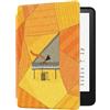 HUASIRU Custodia per Kindle (11a generazione - solo rilascio 2022, modello NO C2V2L3) Cover con accensione e spegnimento automatico - non si adatta a Kindle Paperwhite o Kindle Oasis, pianista