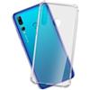 mtb more energy® Custodia Crystal Armor per Huawei P Smart Plus 2019, P Smart+ 2019 (6.3'') - Hard PC Back & Soft Silikon Bumper - Angoli rinforzati - Trasparente - TPU PC Case Cover