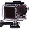 Zhixteu Custodia Impermeabile Fino a 60M per DJI Osmo Action 5 Pro/4/3, Gabbia Subacquea per Immersioni Profonde, Accessori Protettivi per Fotocamera