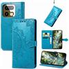 Fertuo Cover per Realme 16 Pro Plus 5G, Custodia Portafoglio a Libro in Pelle Flip Case con Porta Carte, Chiusura Magnetica e Stand [Disegni di Mandala] Interno Silicone Sottile Antiurto, Blu