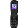 Annadue Cellulare 2G per Anziani, Schermo a Colori da 1,77 Pollici, Ultra Sottile con Tasti Grandi, Pulsante SOS, Sbloccato, Nero