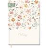 Häfft® Trendstuff Taccuino A5 a quadretti con segna libro Wild Blossoms