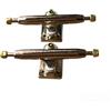 LEEFAI Pro Fingerboard Trucks 32/34/36 mm 4.0-Regular Kingpin-aggiornato v2 piastra di base con hardware-base colore e dimensioni (32 mm, cromato)