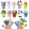 VOSSOT 10pcs Burattini a Dito, Animali Pupazzetti Dita Set, Cartoon Animal Dito, Dito Giocattoli Impostato, giocattoli animaletti peluche piccoli, Festa Compleanno Bambini Tempo Della Storia Educativa
