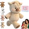 Drbrrly Peluche Che Corre, Morbido Peluche Mucca Che Corre, Pupazzo Che Corre Interattivo, Running Peluche Animale di Peluche per Bambini, Regalo Perfetto per Compleanno e Feste (A, 60cm)