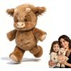 Siebkorb Peluche Che Corre, Pupazzo Mucca Che Corre, Carino Running Peluche Mucca Giocattolo, Bambola Da Collezione, Animale Di Peluche Per Uomini, Donne (G, 45CM)