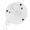 LRXIYODE Musicale Leggero Bianco Carillon a per Musica in Culla Plastica Design Giocattolo Gancio Educativo Decorazione Soave per Ragazzo Ragazza per Letto