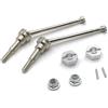 Generic RC Alberi Trasmissione Compatibile Con Wltoys 1/12 12423 12427 12428 Auto Telecomandata Accessori Di Aggiornamento Parti Albero Di Trasmissione Anteriore In Metallo(Silver)