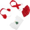KONTONTY maglione per bambole lavorato a maglia Vestiti per bambole di Natale sostituzione dei vestiti costume da di Natale per le vacanze