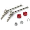 Generic RC Alberi Trasmissione Compatibile Con Wltoys 1/12 12423 12427 12428 Auto Telecomandata Accessori Di Aggiornamento Parti Albero Di Trasmissione Anteriore In Metallo(Red)