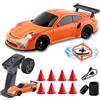Vefacion Mini RC Drift Car con Gyro 1/43 Scale 2,4GHz 15KM/H Alta Velocità Sport Auto da Corsa 4WD Tabletop Telecomando Auto per Ragazzi Ragazze e Adulti Regalo