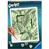 Ravensburger - CreArt 24 x 30 cm - Calming Leaves - Tempo libero creativo - Pittura con numeri - Adulto - Attività relax e creativa - Dai 12 anni - 20272 - Versione francese