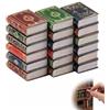 KQOZG Set di 18 Libri in Miniatura per Casa delle Bambole, Scala 1:12, Classici Antichi Dettagliati, Accessori Decorativi per Scene Realistiche, Biblioteca e Camera da Letto.
