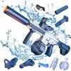 TGKYK Pistola ad Acqua Elettrica per Adulti e Bambini, 500CC Pistola Acqua Elettrica con 2 Serbatoi Dacqua, Fucile ad Acqua Elettrico, Pistola Dacqua per Piscina, Spiaggia, attività Allaperto