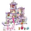 Generico Casa Di Bambole Per Bambine | Villa In Miniatura Assemblabile Con 4 Piani E 13 Stanze | Piccola Casa Delle Bambole Con 3 Principesse 2 Cuccioli E Arredo - Per Bambine 4-6 Anni Gioco di Imitazione