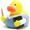 Duckshop I papera da bagno insegnante I cigolii scuola - L: 8 cm I papera cigolio educatore I regalo per insegnanti I Presente Collezionista