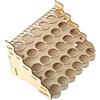 Ysyqkn Modulo Porta Pennelli per di, Organizer in Legno Multistrato, Espositore, 28 Fori 35mm a