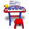 Bontempi | MiniKeyFun: Tastiera Giocattolo a 24 Tasti con Microfono e Sgabello per Piccoli Musicisti, 400x400x570 mm