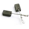 Générique Spazzole di carbone Auto-Stop 6 x 10 x 17 mm per Bosch GWS 12-125 S GWS 12-150 S Smerigliatrice angolare 1200 W E64 - Coppia di ricambio con protezione motore