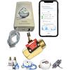 ODevice Kit intelligente per contatore d'Acqua, gas, flussometro, Impulso -ODevice - WiFi, Lora- Rilevamento,Avviso Perdite Nascoste, Volume, Telereleve, Sorveglianza.(kit per flussometro)