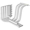 GLOTRENDS Staffa di Supporto per GPU a 2 slot con Cavo Riser PCIe 5.0 da 180 mm per Montaggio Verticale GPU, compatibile con RTX5090 RTX4090 RX9070 RX7900,PC Cases with Open PCI 7/8-slot Design