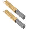 Create idea 2x Spazzole Di Carbone Per Motore Turbina 6,3x11x28mm Compatibile Con Parkside PNTS 30/4 Domel