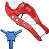 SLIAXINT Tagliatubi tubo composito+calibratore, set di attrezzi per PVC plastica e tubo composito multistrato rosso, forbici per tubi in PVC fino a 42 mm + calibro blu 16 20 26 mm