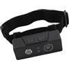 VELATEMOR Supporto per Fotocamera Frontale a LED Interruttore Sensore Gesto Intelligente, Torcia Frontale, Lampada Frontale Impermeabile Ad Alta luminosità (BLACK)