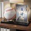 Teca Acrilica Baseball Compatta Espositore Palla da Baseball Resistente