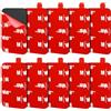 FIXCHORD Impermeabile Tampone Biadesivo, 10 pezzi Nastro Biadesivo Extra Forte, resistenti all'acqua e alle alte temperature per l'arredamento di auto, casa e ufficio, videocamera d'azione 44 * 34mm