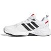 adidas Uomo Strutter Shoes, Cloud White / Core Black / Active Red, 42 2/3 EU