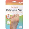 ZenToes Pastiglie ballerino 4 cuscini gel conteggio proteggere e alleviare metatarso, sesamoide, palla del piede dolore - 2 coppie