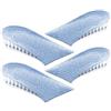 Jwthee Solette regolabili per aumentare l'altezza a 3 strati, inserti in silicone per cuscino sul tallone per uomo e donna, rialzi per scarpe Air up, soletta per scarpe rialzate, inserti (5 cm, 2 paia)