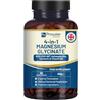 PH PROWISE Healthcare Glicinato di magnesio 4 in 1 con aggiunta di Ashwagandha KSM-66, curcuma e vitamina B6 | 90 capsule vegane | 4.001 mg per porzione | Capsula facile da deglutire | Senza OGM e glutine | Qualità premium