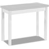 ASTIMESA Tavolo da Cucina a Libro Senza cassetto e Piano in Legno Laminato, Grigio, 80 x 40 cm a 80 x 80 cm