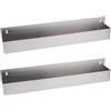 Cocktail7 Speed Rack Vasca Portabottiglie Acciaio Inox per 8 Bottiglie Lunghezza 81cm Bars Locali Ristoranti Discoteche, Materiale Bar, Cocktail Organizzazione (Set da 2 Pezzi)