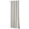 WOLTU Tenda Oscurante Opaca Termica Isolante per Finestre Soggiorno Tenda da Sole con Occhielli in Metallo Inossidabile per Camera da Letto 1 Pannello Crema 135x245 cm