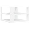 vidaXL Salontafel 58x58x40 cm bewerkt hout wit