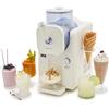 GreenPan Frost Gelatiera e Macchina Slushy, Gelato Soft Sorbetti Milkshake Frozen Yogurt, Senza Precongelamento, Pronta in 15 Min, 15-in-1, 6 Modalità, 7 Texture, Autopulente, Bianco