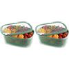 Snips Aroma Keeper Contenitore Frigo per Frutta e Verdura 4 L, Contenitore per Insalata con Griglia Interna Removibile, Salvafreschezza, Lavastoviglie, Verde, 28,5 x 20,5 x 11 cm, Made in Italy