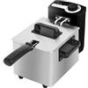 Cecotec Friggitrice Elettrica con Olio Cleanfry 1.5L. 1000W, Acciaio Inox, Filtro OilCleaner, Temperatura 190ºC, Vasca Smaltata Lavabile Lavastoviglie, Indicatore Luminoso, Surriscaldamento