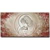 Giallobus - Quadro - 29 - Capezzale Moderno Sacra Famiglia per la casa - Madonna con Bambino - Tela Canvas Telaio Premium Alto Spessore - 70x35 - Pronto da Appendere - Quadri Moderni per la casa