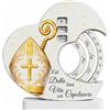 Regalami Bomboniera Calendario Perpetuo Santa Cresima - Calendario Infinito con Ruote Girevoli 12x12 cm - Bomboniera Completa