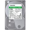 Toshiba S300 2TB Hard Disk Videosorveglianza 3.5" HDD DVR SATA SMR HDWT720UZSVA