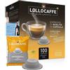 Caffè Lollo 100 Capsule Caffè Lollo Bialetti System Miscela Argento Compatibili Bialetti