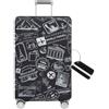 MosaiRudo Spessore Elastico Coperture per Valigie Applicare alla 18 ''-32 ''Valigie, Viaggio Luggage Trolley Case Suitcase Luggage Cover Protector (C0100, XL)