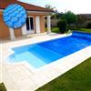 Copertura estiva a bolle SU MISURA PISCINA RETTANGOLARE+SCALA ROMANA