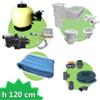 Kit impianto piscina rettangolare 9,00x3,00 m - h. 1,20 m + Liner